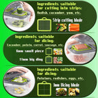 22 in 1 Vegetable Chopper with Stainless Steel Blade