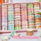 60 PCS/Set Cute Washi Tapes